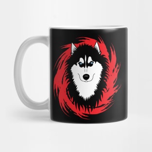 Siberian husky dog Mug